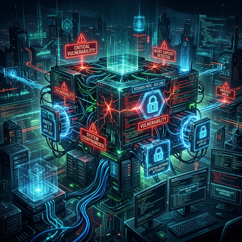 Visualization of Citrix NetScaler network security gateway vulnerabilities and digital defense mechanisms
