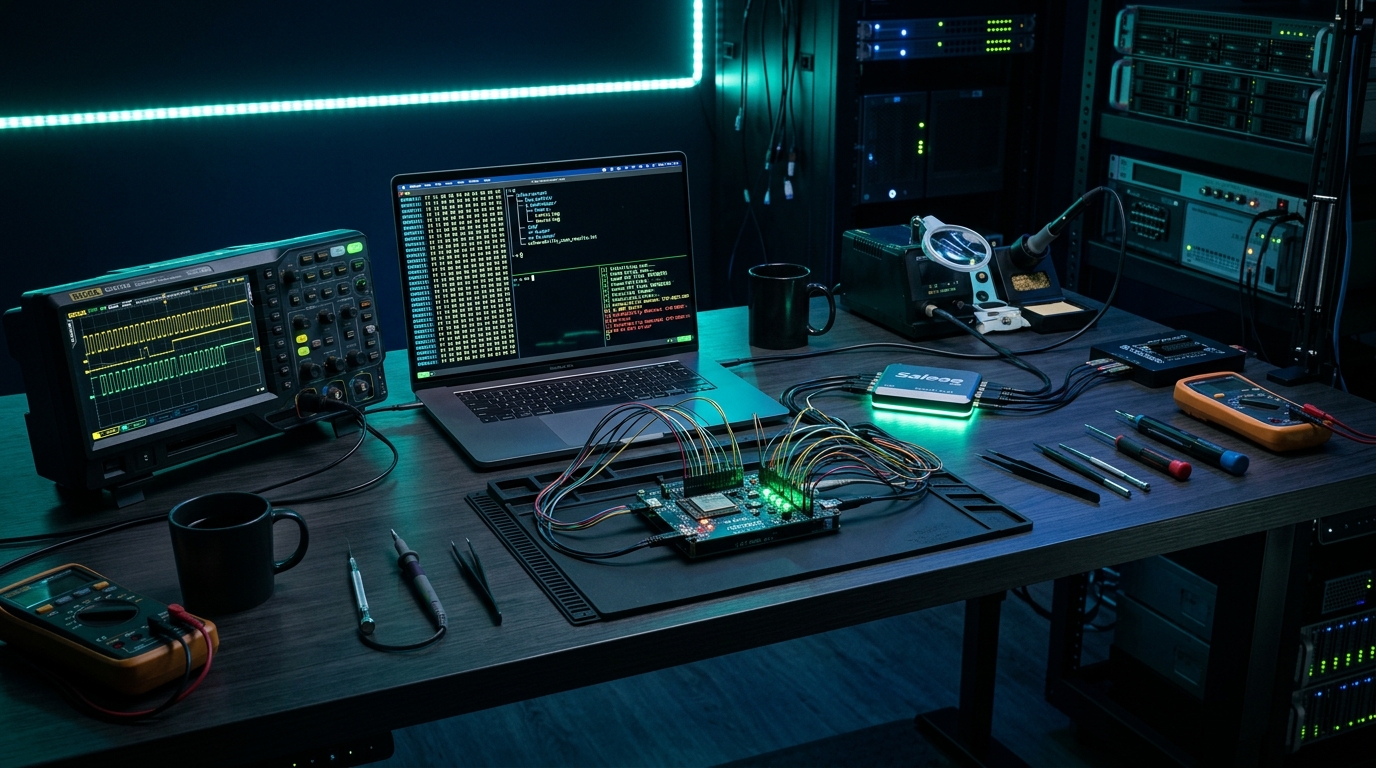 Moria and Mithril IoT Firmware Extraction and Static Analysis Hardware Lab