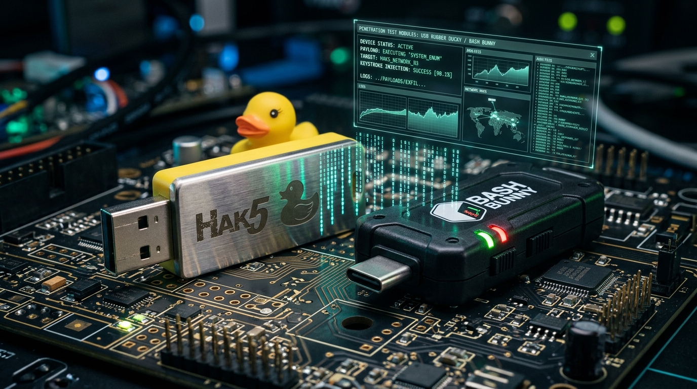 Hak5 USB Rubber Ducky Keystroke Injection Platform and Bash Bunny